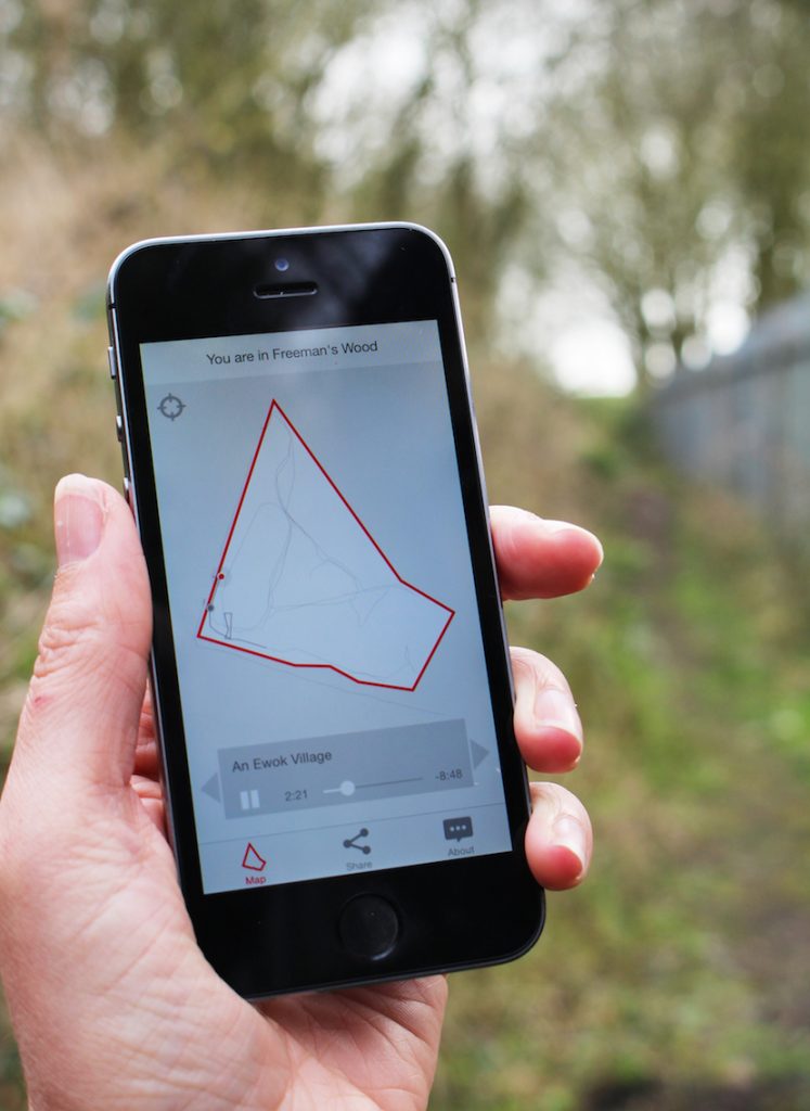 Trespass app by Layla Curtis on iPhone